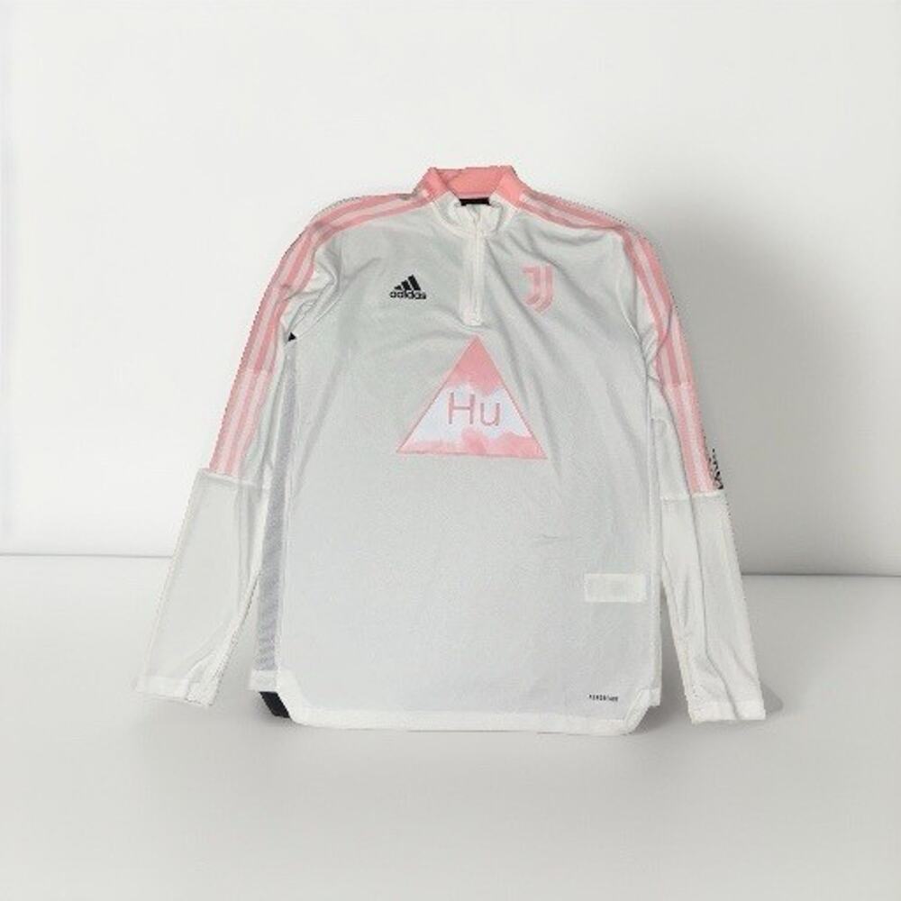 Adidas Human Race Soccer Warm Up Quarter Zip Large 22x29